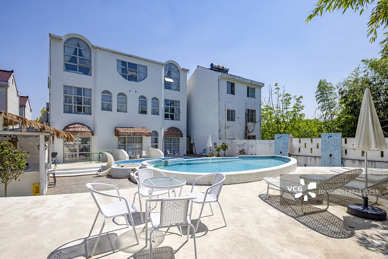 上海浦东农家别墅民宿图片素材