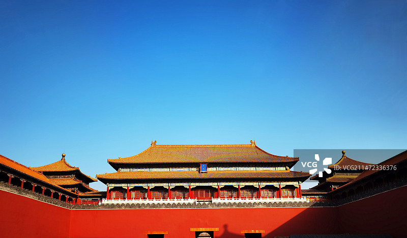 紫禁城风光系列之午门（北京故宫博物院）图片素材