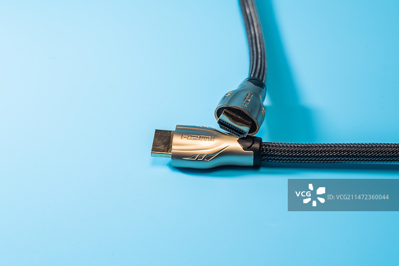 HDMI线缆插头特写图片素材