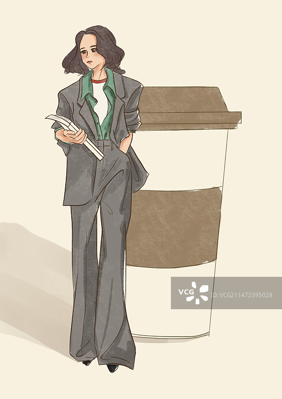 打工人的续命咖啡图片素材