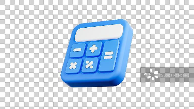 3D卡通计算器图片素材