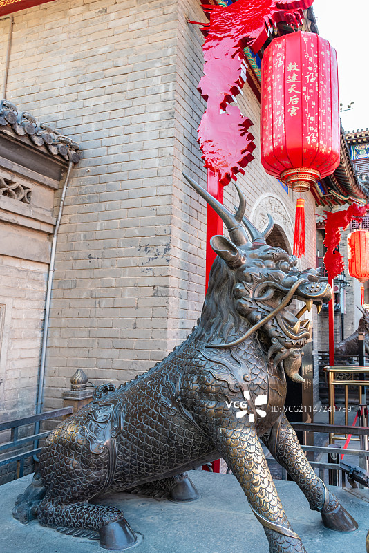 中国天津勅建天后宫古建筑图片素材