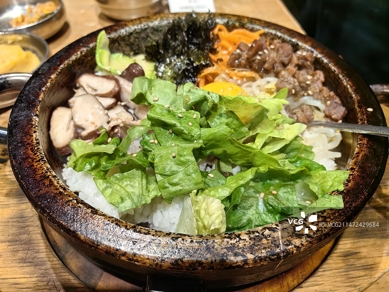 石锅拌饭图片素材