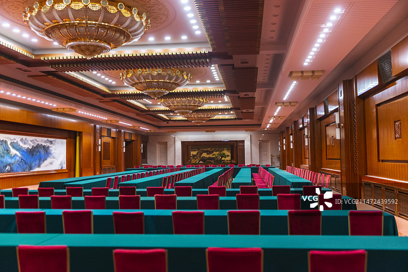 人民大会堂东大厅会议室图片素材