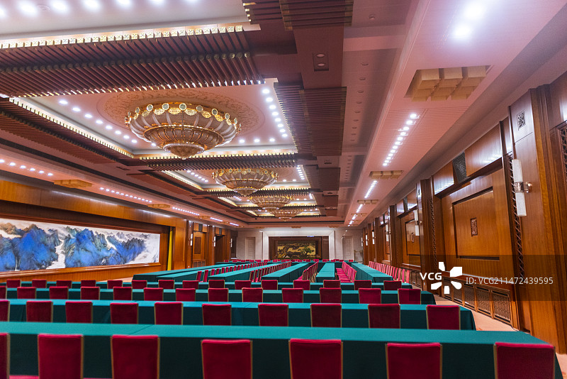 人民大会堂东大厅会议室图片素材