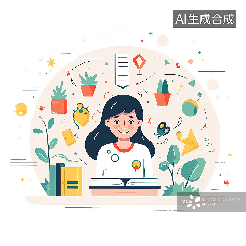 【AI数字艺术】个性化学习图片素材