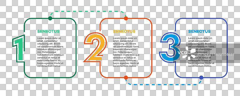 三步时间轴框架信息图表模板图片素材
