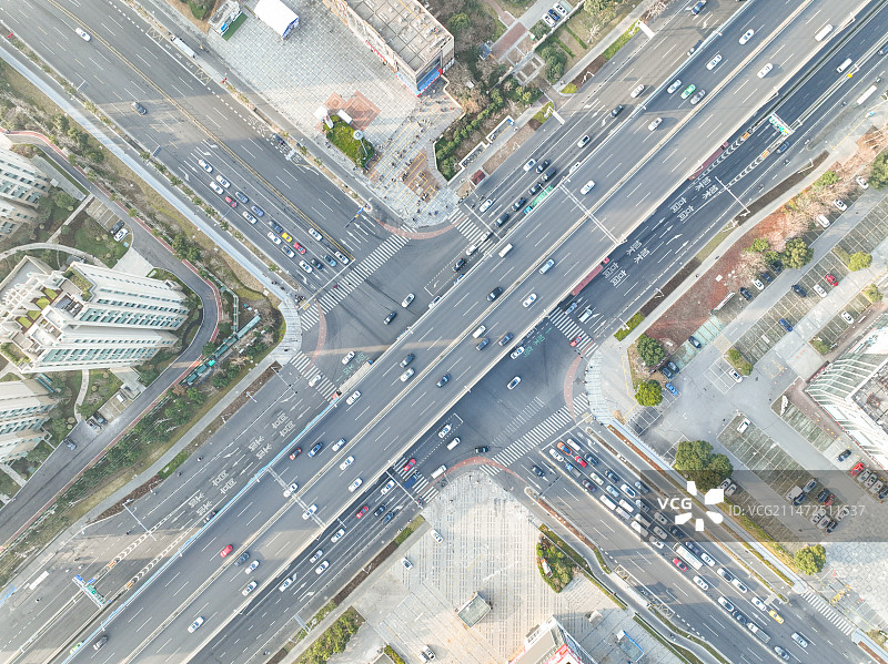 航拍城市大景图片素材