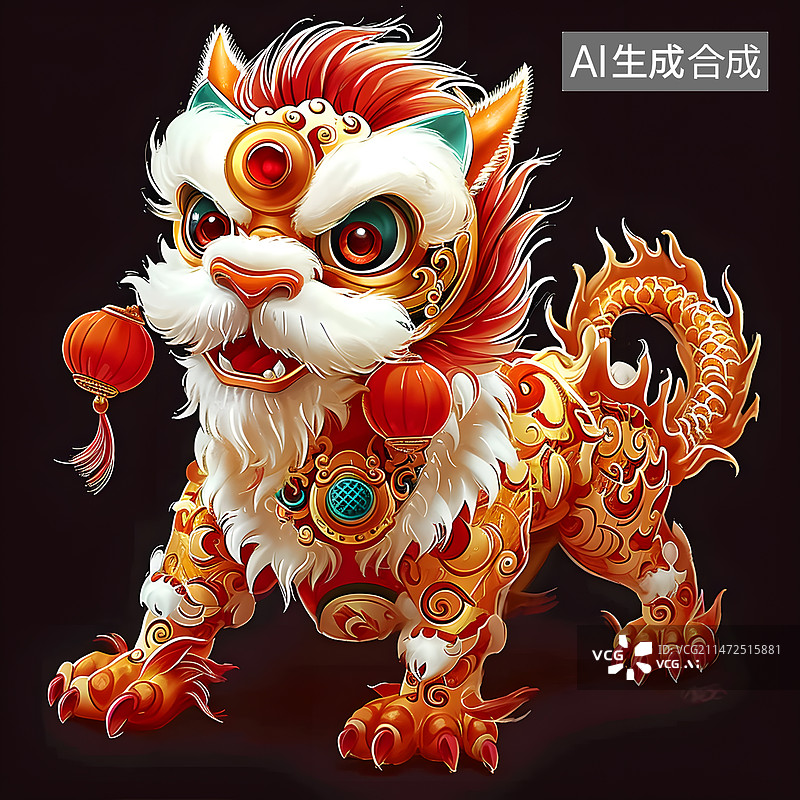 【AI数字艺术】山海经神兽图片素材