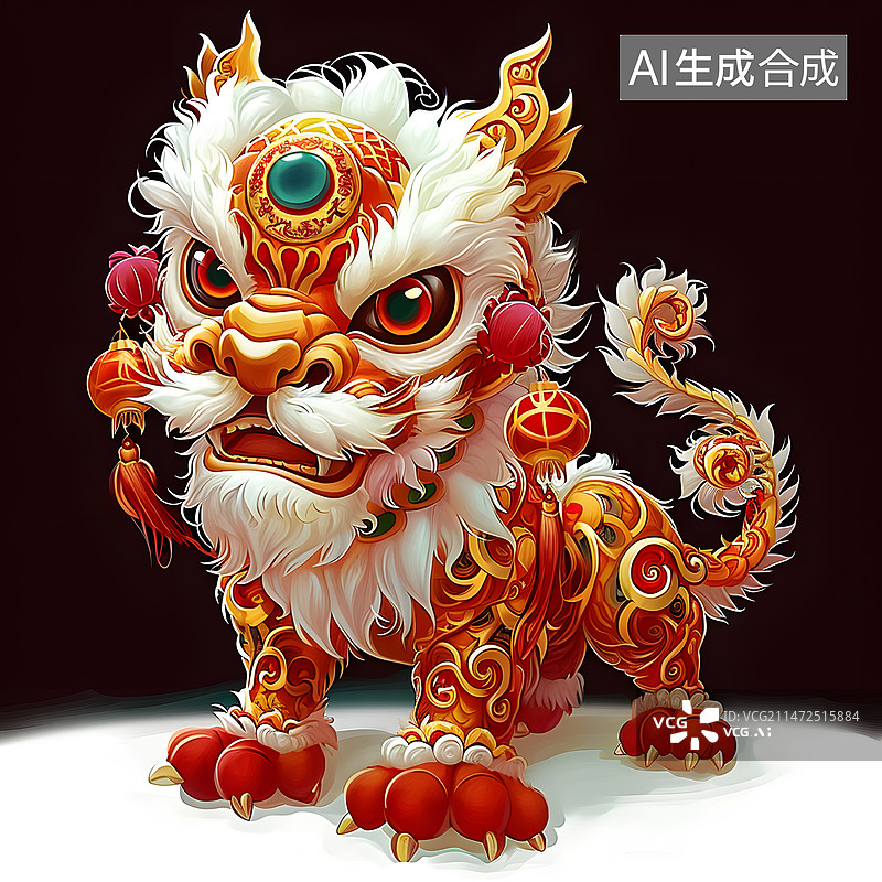 【AI数字艺术】山海经神兽图片素材