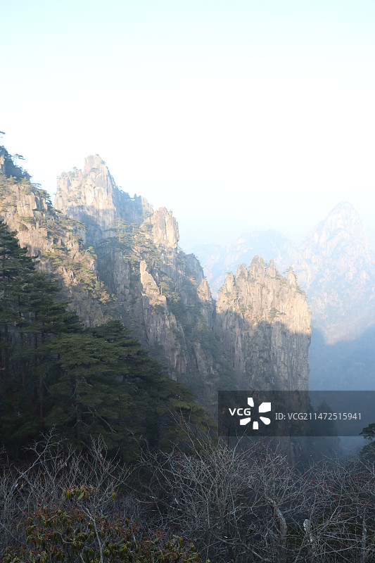 安徽黄山妙笔生花景点图片素材