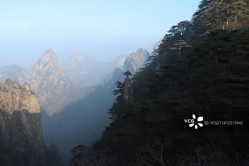 安徽黄山妙笔生花景点图片素材