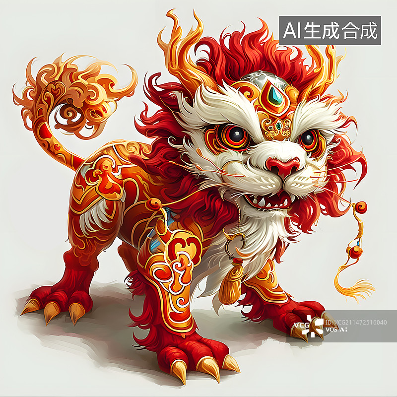 【AI数字艺术】神兽概念图图片素材