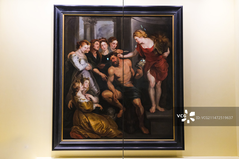 广东省深圳市南山博物馆对望与凝视 ——东京富士美术馆珍藏西方人物画展精品油画图片素材