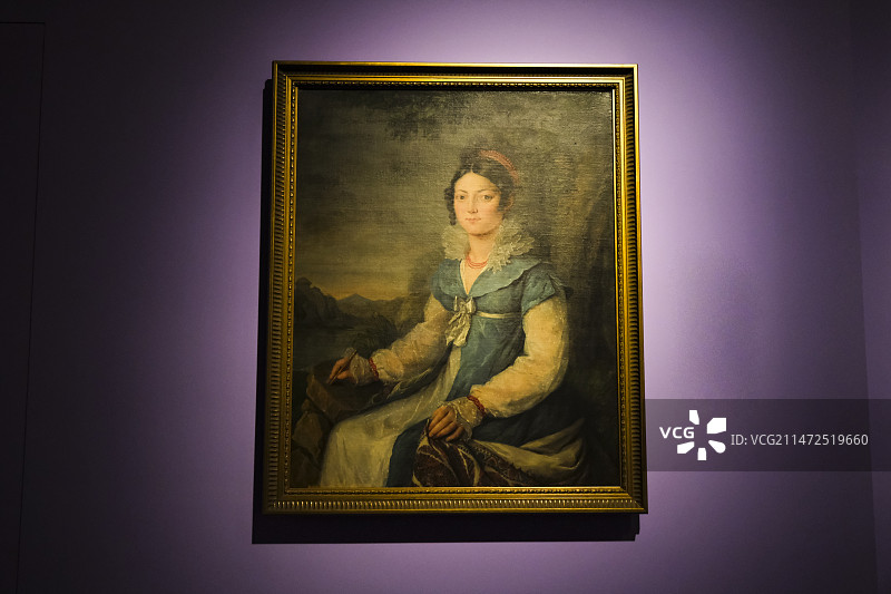 广东省深圳市南山博物馆对望与凝视 ——东京富士美术馆珍藏西方人物画展精品油画图片素材