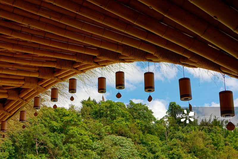 海南五指山热门美丽乡村毛纳村美丽风光图片素材