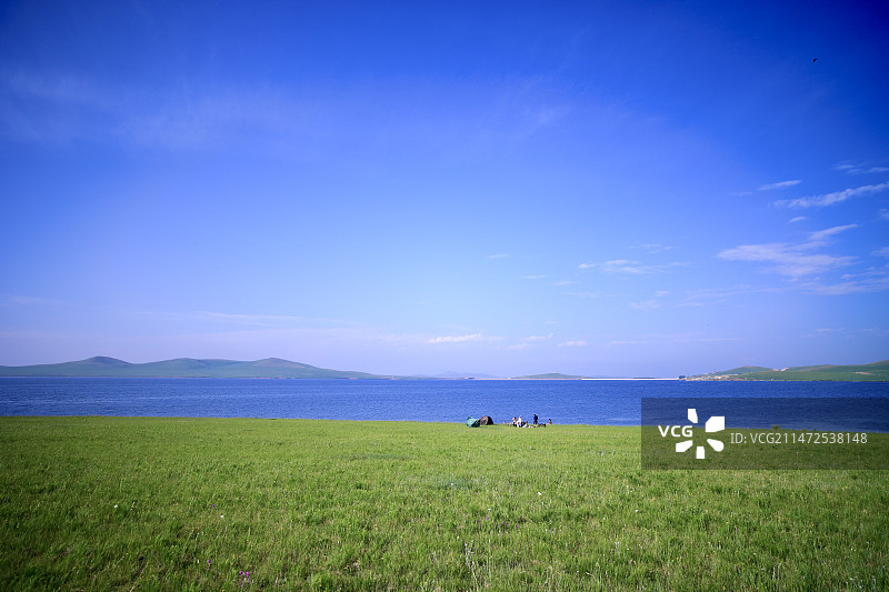 乌拉盖湖图片素材