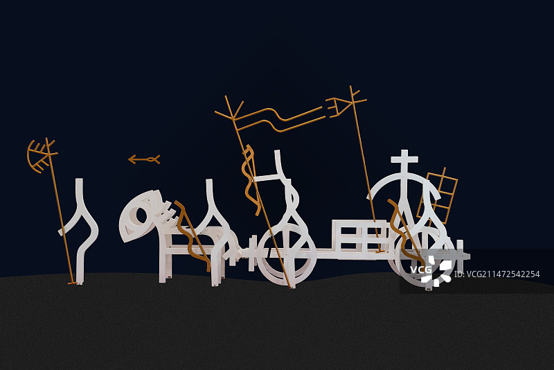 唐诗意境，雕塑，兵车行图片素材