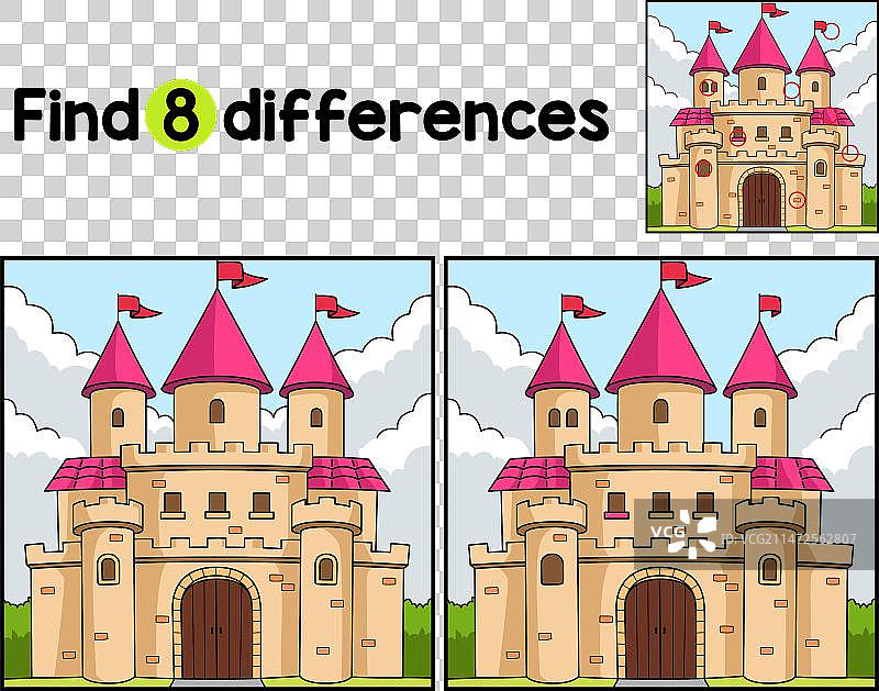 皇家城堡找不同游戏图片素材
