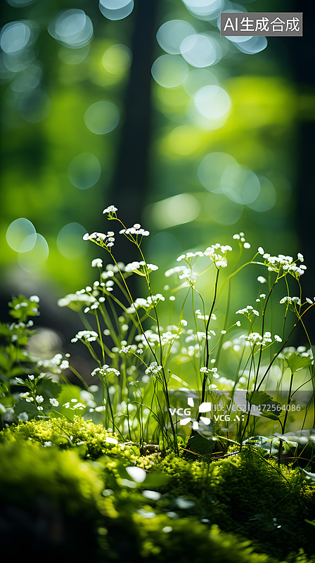 【AI数字艺术】森林自然草地图片素材