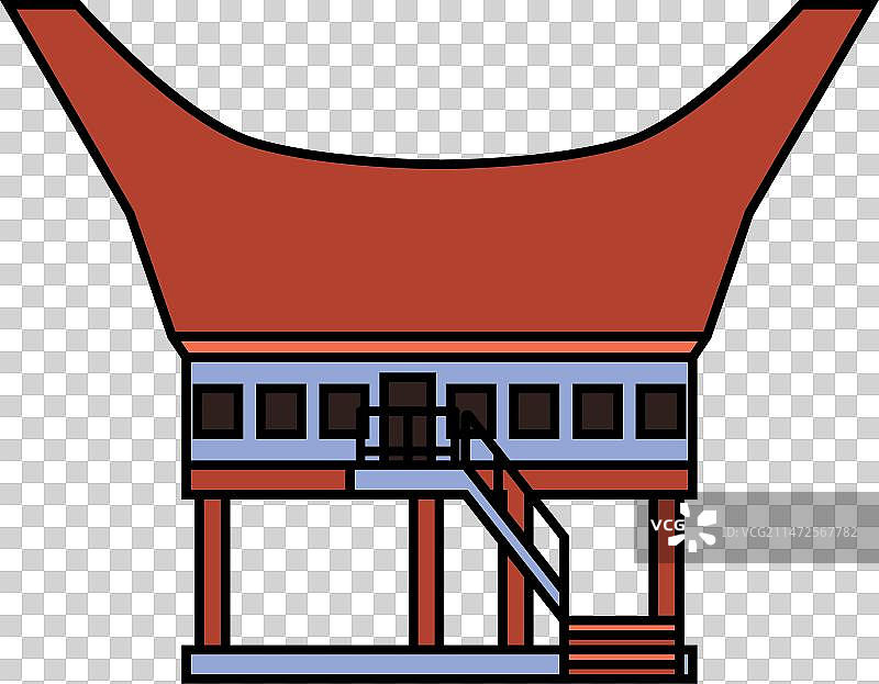 托拉雅传统房屋图片素材