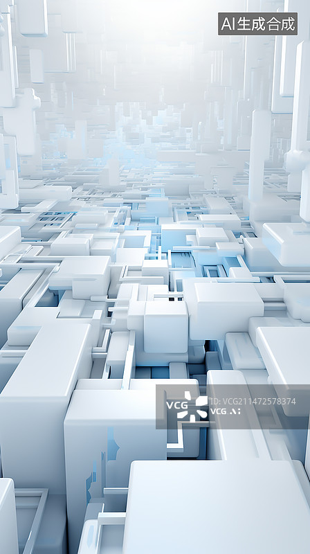 【AI数字艺术】科技概念背景图片素材