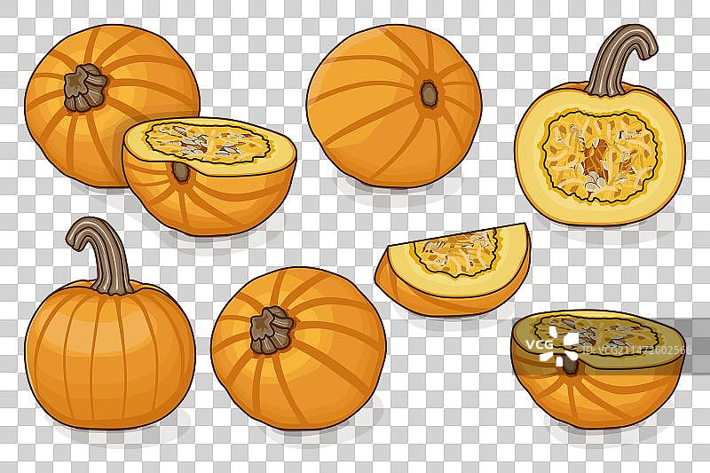 糖馅南瓜剪贴画合集图片素材