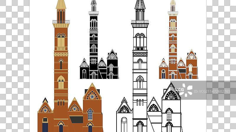 英国伯明翰埃德巴斯顿自来水厂图片素材