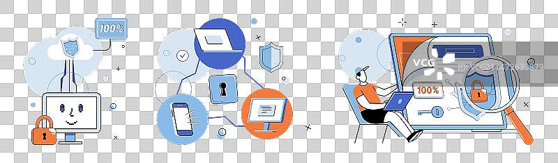 安全访问网络空间图片素材