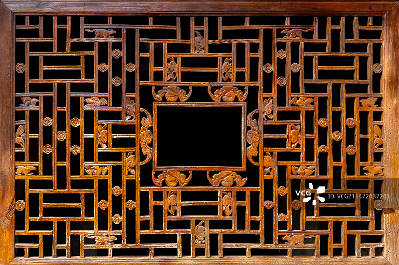 沙溪古镇——“欧阳大院”雕窗图片素材