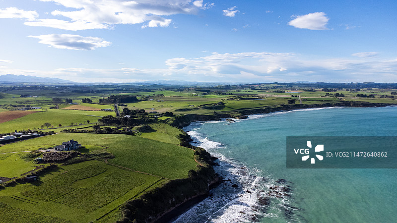 新西兰oamaru海岸线图片素材