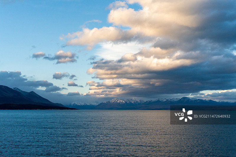 新西兰lake pukaki图片素材