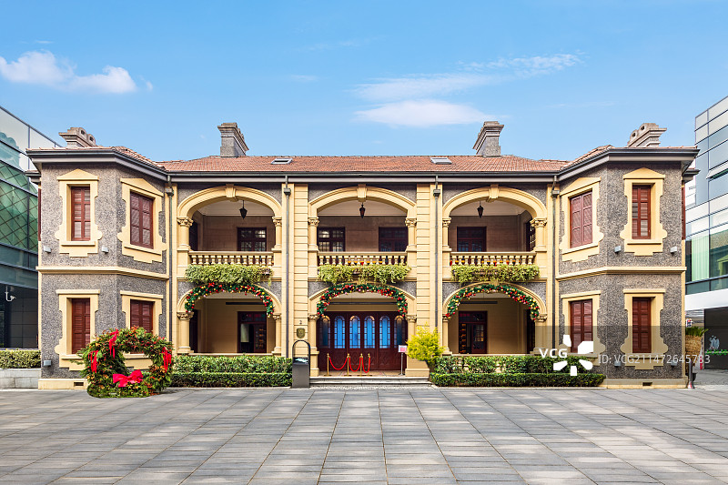 上海思南公馆独栋老洋房图片素材