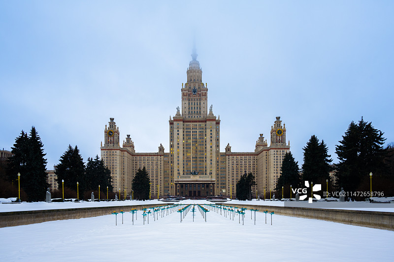 莫斯科大学图片素材