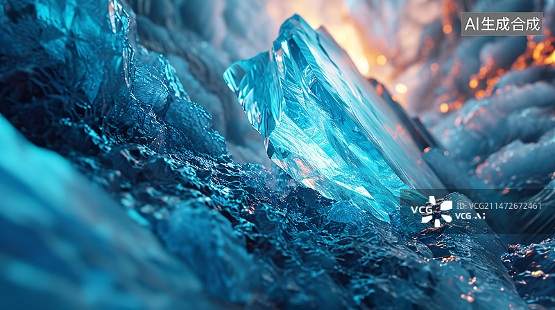 【AI数字艺术】晶体图片素材
