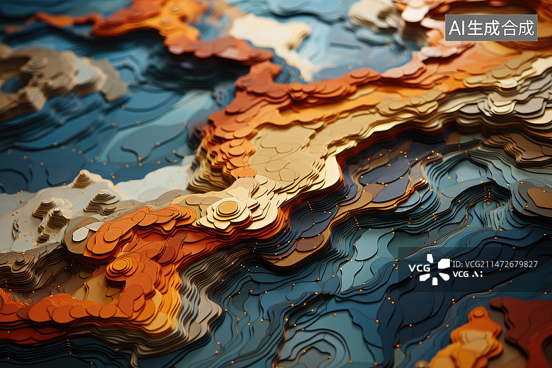 【AI数字艺术】抽象背景图片素材