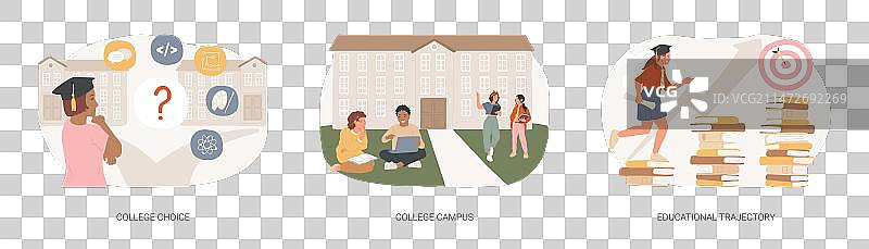 学生生活概念图片素材