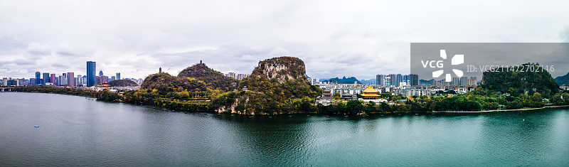 柳江沿岸图片素材