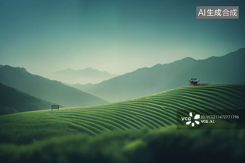 【AI数字艺术】简约唯美海报模版图片素材