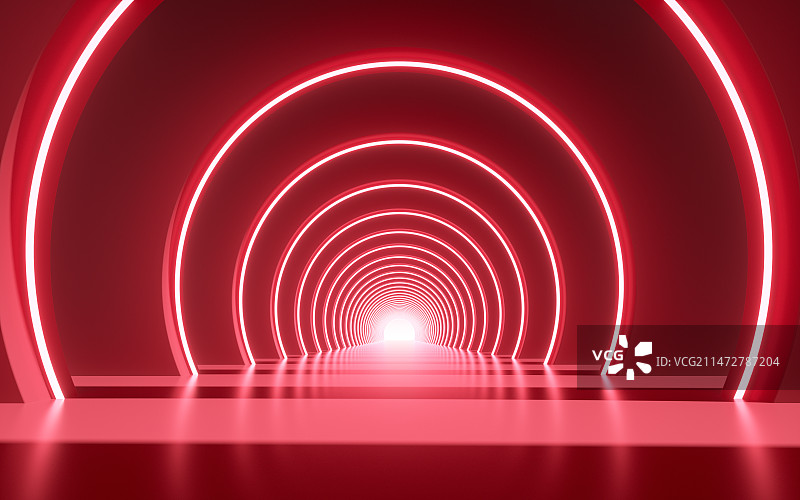 3d图形广场空间光效科技场景图片素材