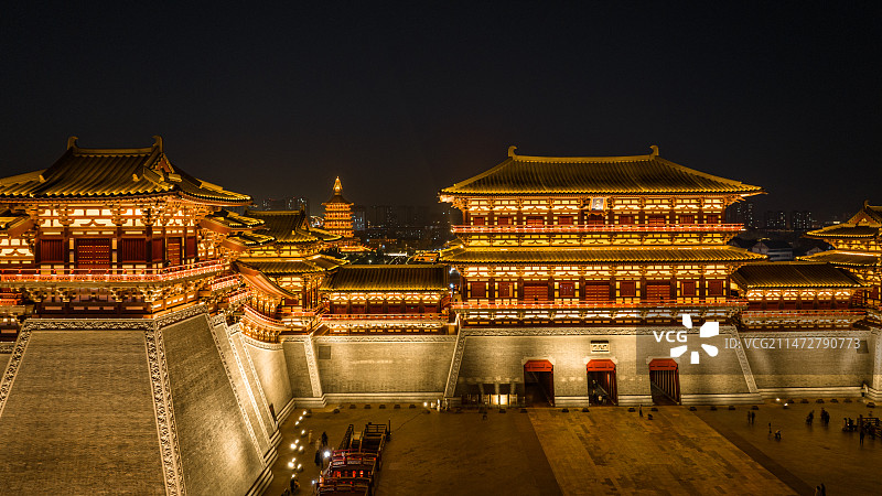 隋唐洛阳城应天门城楼图片素材