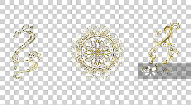 烫金纹样图案图片素材