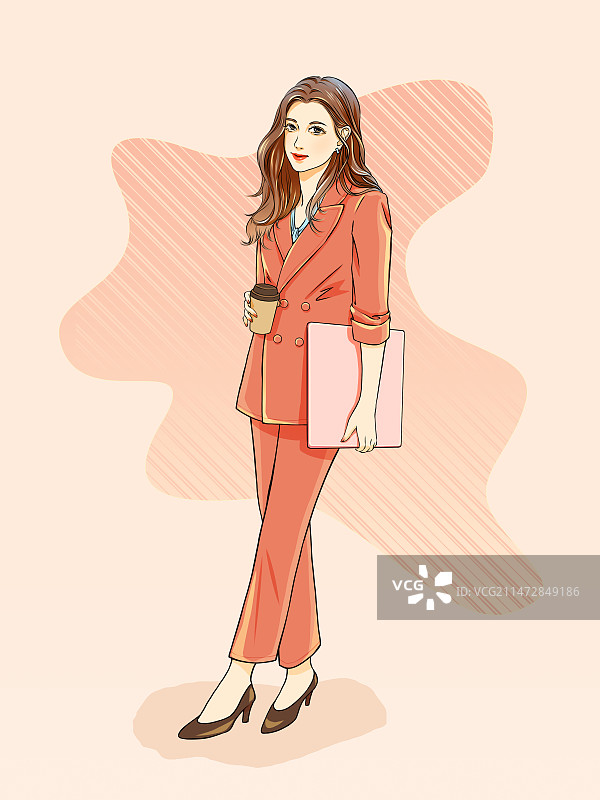 时尚漂亮的职场精英图片素材