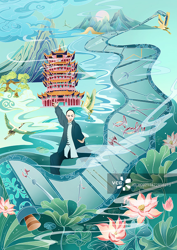 新国风武术图片素材