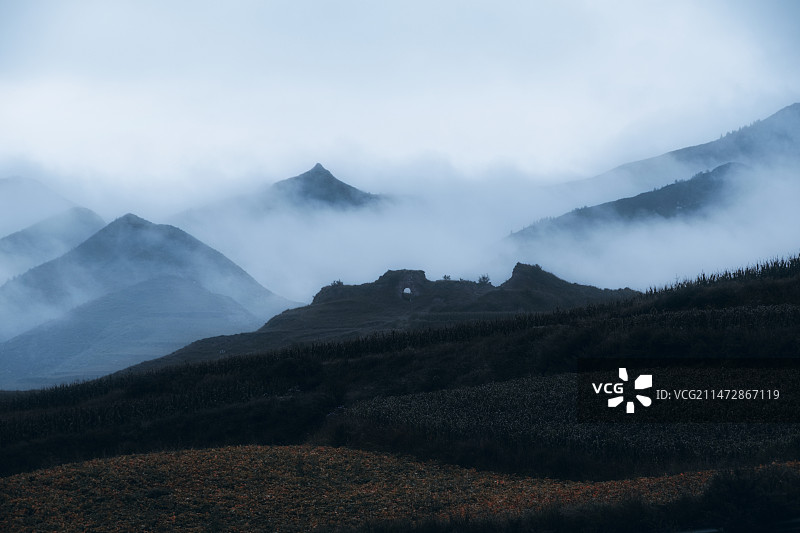 云海烽火台图片素材