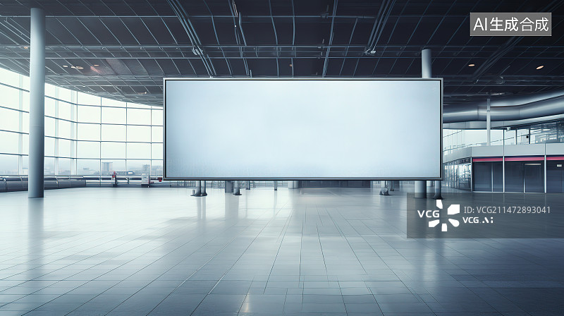 【AI数字艺术】现代城市建筑内部空间图片素材