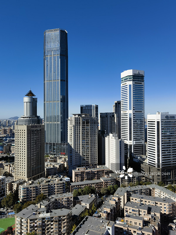 大连天际线图片素材