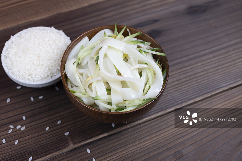 美味的凉皮米皮图片素材