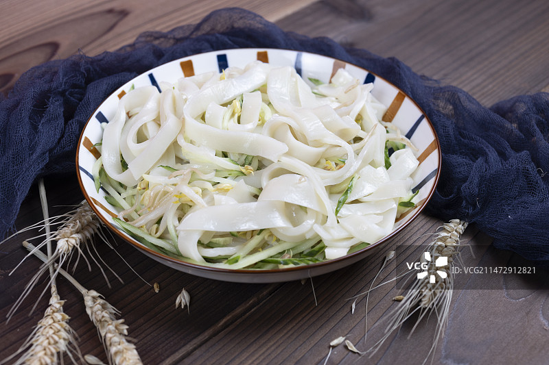 美味的凉皮米皮图片素材