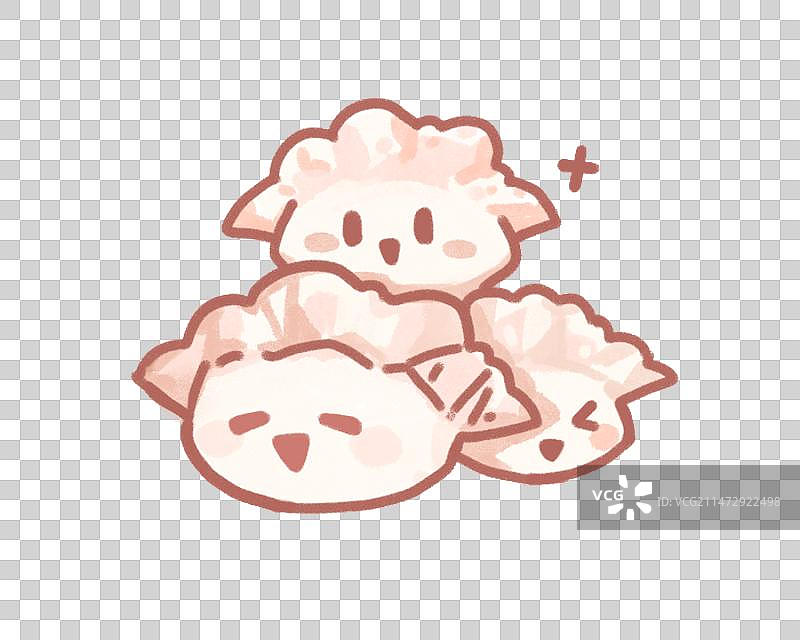 饺子三剑客图片素材